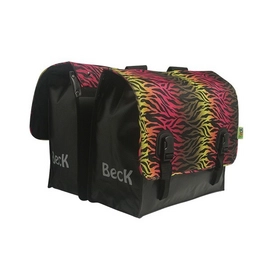 Fietstas Beck Classic Red Zebra