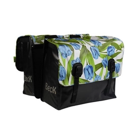 Fietstas Beck Classic Tulips Blue