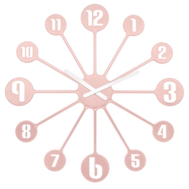 Wandklok Koziol Pinball Powder Pink