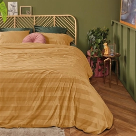 Dekbedovertrek At Home by Beddinghouse Soft Shine Geel Velvet-140 x 200 / 220 cm | 1-Persoons