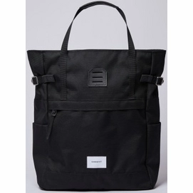 Draagtas Sandqvist Roger Black With Black Leather