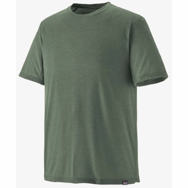 T-Shirt Patagonia Cap Cool Trail Shirt Men Hemlock Green-S