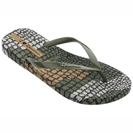 Flip Flops Ipanema I Love Safari Green Beige Damen-Schuhgröße 38
