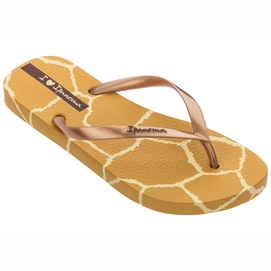 Flip Flops Ipanema I Love Safari Caramel Gold Damen-Schuhgröße 38