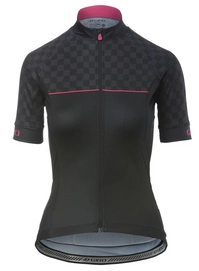 Fietsshirt Giro Women Chrono Sport Black Checks