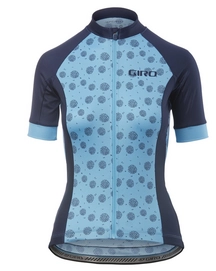 Fietsshirt Giro Women Chrono Sport Iceberg Blue Palm Burst