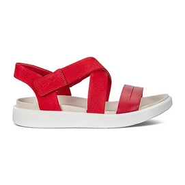Sandales ECCO Femme Flowt Chile Red Chilli Red Sambal Diffuse