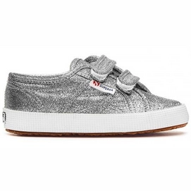 Sneakers Superga Kids 2750 LAMEBUMPSTRAPJ Grey Silver-Shoe size 34