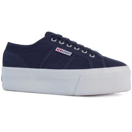 Baskets Superga Women 2790COTW LIN UAD Navy White-Taille 36