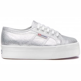 Sneakers Superga Women 2790 LAMEW Grey Silver-Shoe size 41