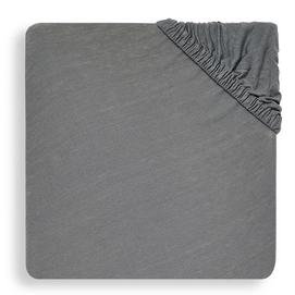 Hoeslaken Jollein Jersey Storm Grey-40 x 80/90 cm