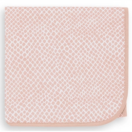 Couverture Jollein Jersey Snake Pale Pink-75 x 100 cm