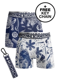 Boxershorts Muchachomalo Tools Print Blue Jungen 2er-Set