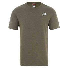 T-Shirt The North Face Men S/S Red Box Tee Burnt Olive Green