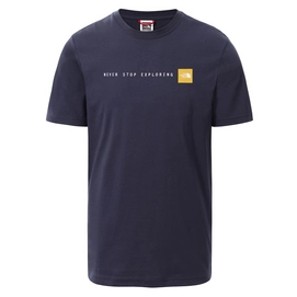 T-Shirt The North Face S/S NSE Tee Urban Navy Arrowwood Yellow Herren