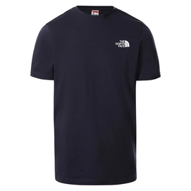 T-Shirt The North Face S/S Simple Dome Tee Aviator Navy TNF White Herren