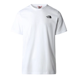 T-Shirt The North Face Men S/S Redbox Tee TNF White Super Sonic Blue Color Gradient Print