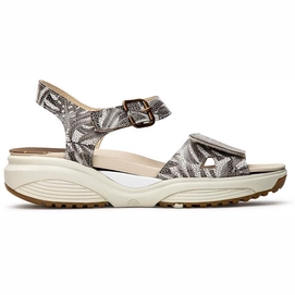 Sandale Xsensible Stretchwalker Syros Taupe Jungle Damen-Schuhgröße 42