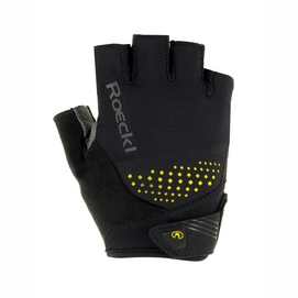 Fietshandschoen Roeckl Iberia Black Yellow