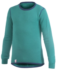 Ondershirt Woolpower Kids Crewneck 200 Light Green