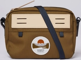 Schoudertas Sandqvist Rhodani Olive With Coating