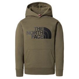 Trui The North Face Youth Drew Peak Pullover Hoodie Burnt Olive Green Asphalt