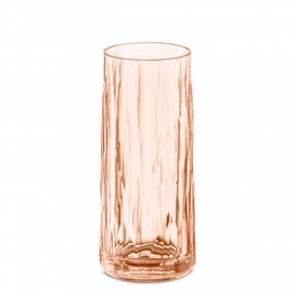 Verre Long Drink Koziol Club No. 3 Transparent Rose Quartz (Lot de 6)