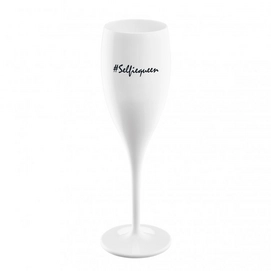Champagneglas Koziol Cheers No. 1 Selfiequeen Cotton White (6-Delig)