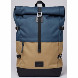 Rucksack Sandqvist Bernt Multi Steel Blue/Bronze/Black