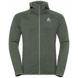 Gilet Odlo Men Hoody Midlayer Run Easy 365 Climbing Ivy