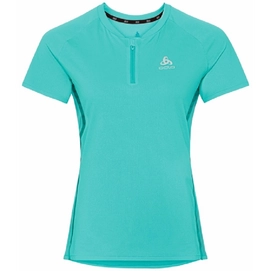T-Shirt de Sport Odlo Women SS 12 Zip Axalp Trail Jaded