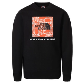 Jumper The North Face Youth Box Drew TNF Black Red Orange