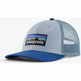 Kappe Patagonia P6 Logo LoPro Trucker Hat Unisex Steam Blue