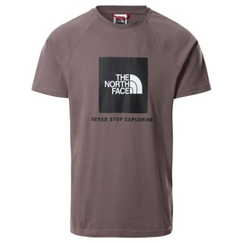 T-Shirt The North Face S/S Rag Red Box Tee Graphite Purple Herren