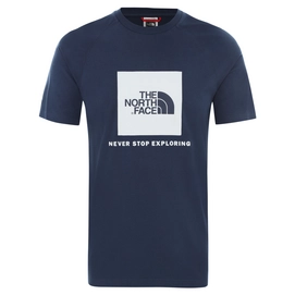 T-Shirt The North Face Men S/S Raglan Red Box Tee Blue Wing Teal