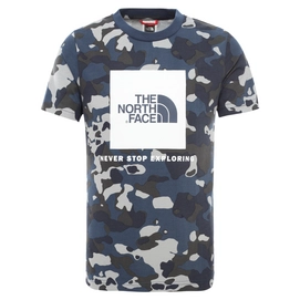 T-Shirt The North Face Youth S/S Box Tee Blue Wing Teal