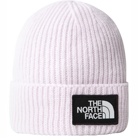 Muts The North Face TNF Logo Box Cuffed Beanie Lavender Fog