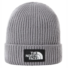 Muts The North Face Logo Box Cuf Beanie Regular Tradewinds Grey
