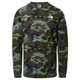 Langarmshirt The North Face L/S Simple Dome Tee Thyme Brushwood Camo Print Herren