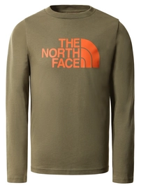 Shirt The North Face Youth L/S Easy Tee Burnt Olive Green