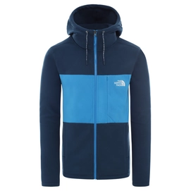 Vest The North Face Men Blocked Full Zip Hoodie Blue Wing Teal Clear Lake Blue