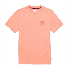 T-Shirt Herschel Supply Co. Tee Classic Logo Carnelian Apricot Damen
