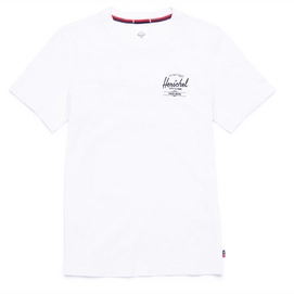 T-Shirt Herschel Supply Co. Women's Tee Classic Logo Bright White Black