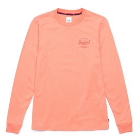 T-Shirt Herschel Supply Co. Women's Long Sleeve Tee Classic Logo Carnelian Apricot