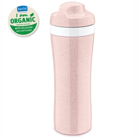 Wasserflasche Koziol Oase 425 ml Organic Pink