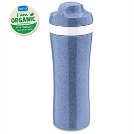 Waterfles Koziol Oase 425 ml Organic Blue