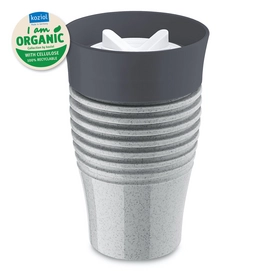 Thermobecher Koziol Safe To Go 400 ml Organic Grey