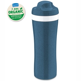 Waterfles Koziol Oase 425 ml Organic Deep Blue