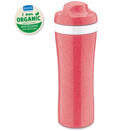 Waterfles Koziol Oase 425 ml Organic Coral
