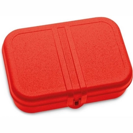 Brotdose Koziol Pascal L mit Kompartiment Organic Red